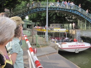 Canal Saint Martin, Paris - Tourist Boat