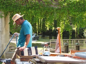 Dave at a Lock